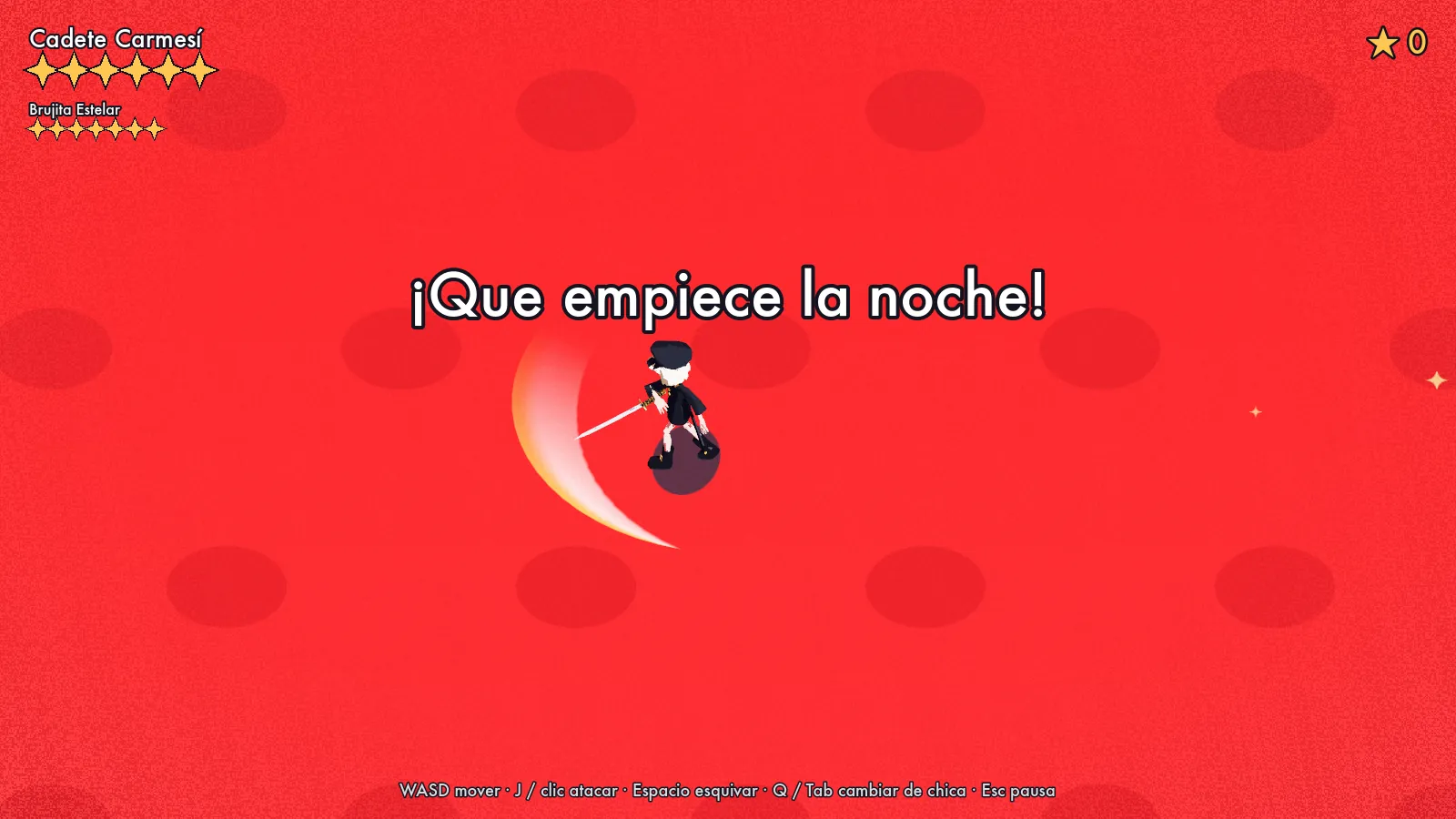 Una partida: «¡Que empiece la noche!»